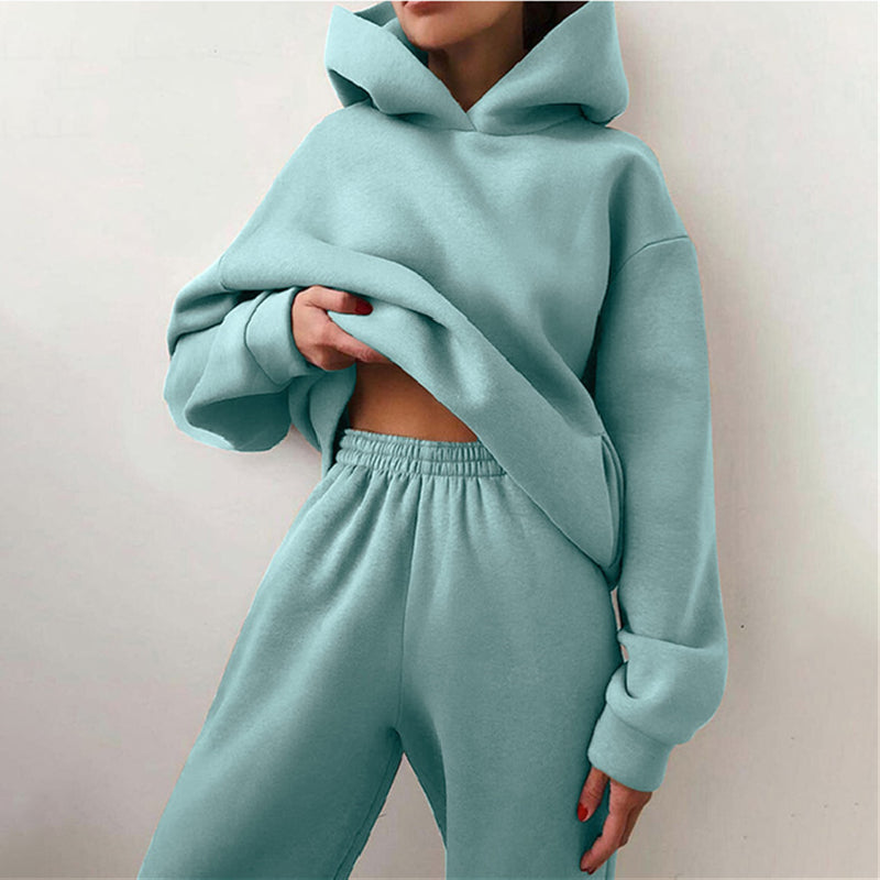 Cozy Women's Winter Hoodie Sweat Suit