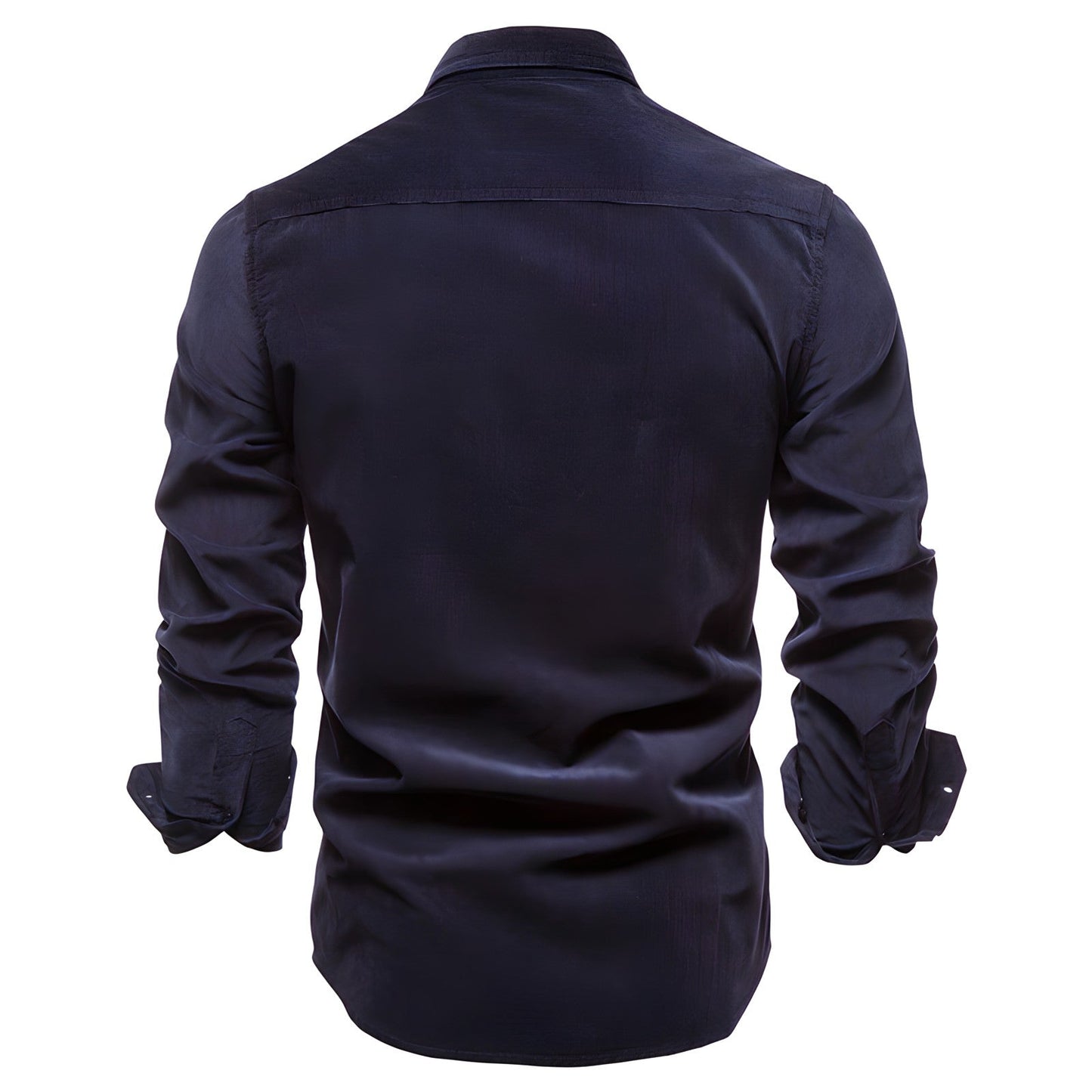 Relaxed Fit Army Style Long Sleeve Shirt