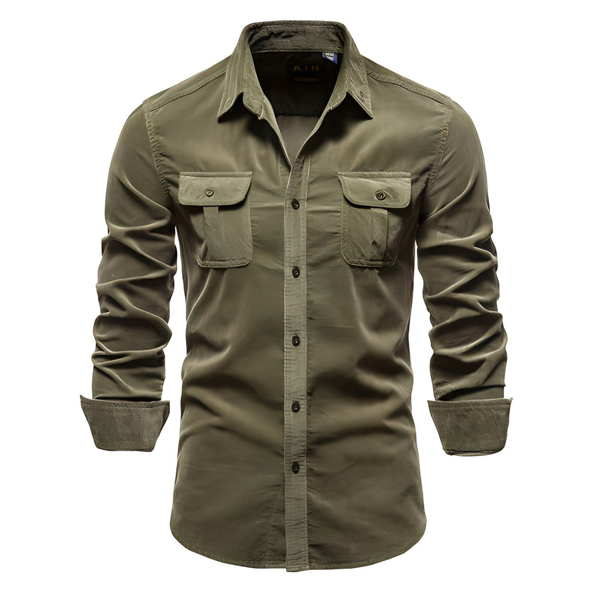 Practical Men's Casual Work Button Shirt - VibreMode
