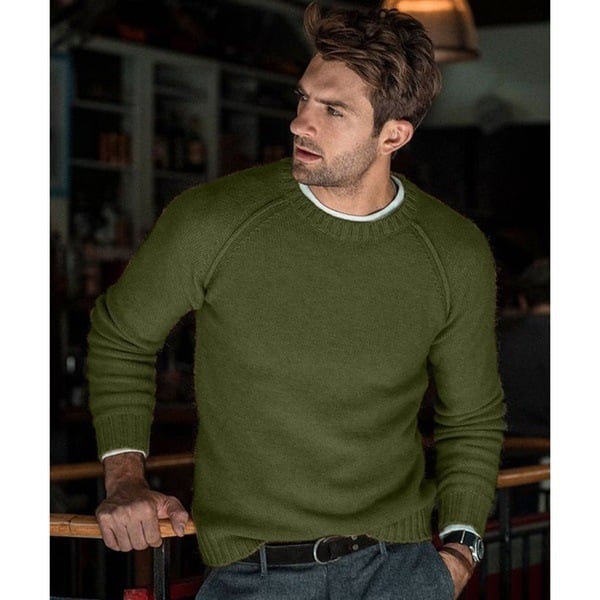 Image of Parker | Men's Crew Neck Knit Sweater