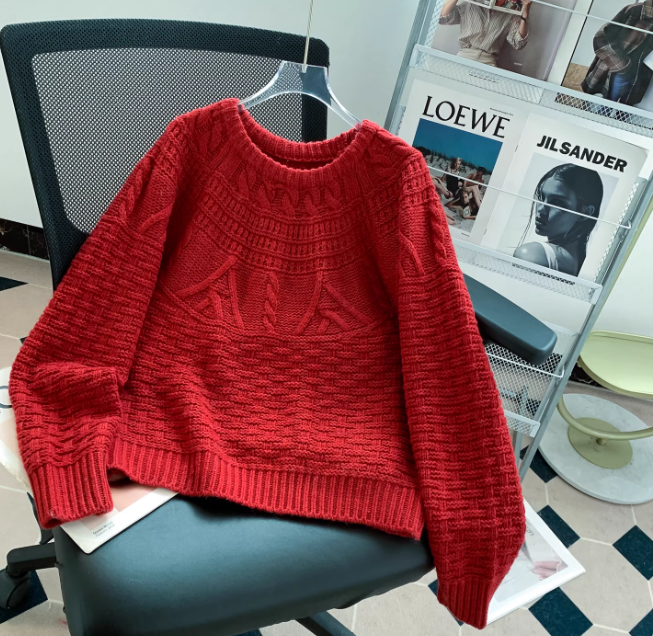 Image of Patricia | Women's Crewneck Pullover Sweater