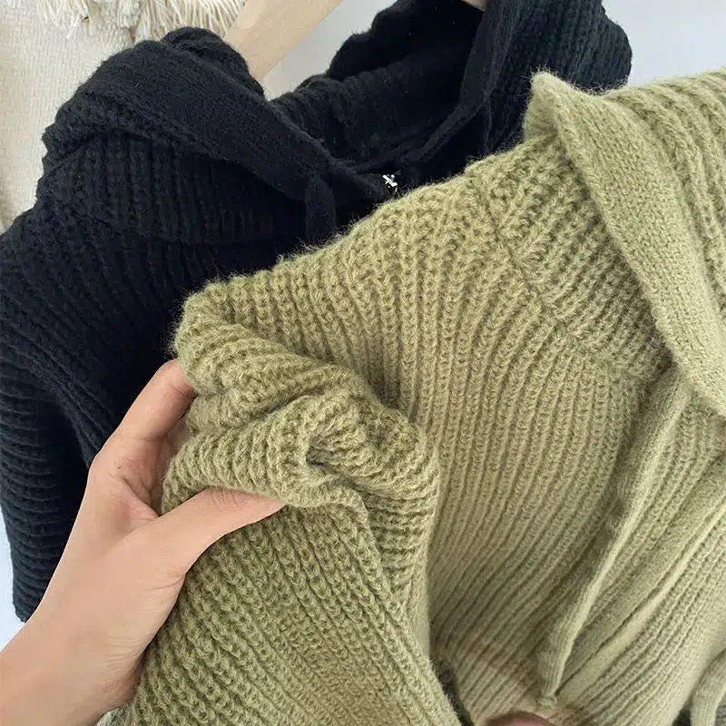 Image of Patricia | Women's Hooded Zip-Up Cardigan