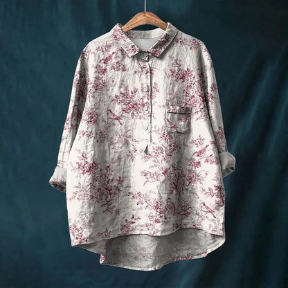 Image of Patricia | Women's Printed Button-Down Shirt
