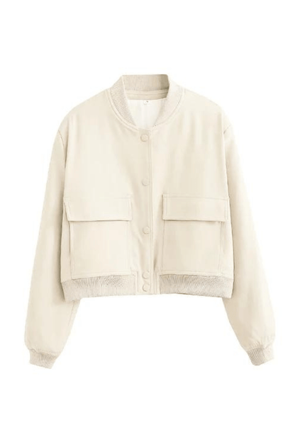 Women's Cropped Casual Jacket - VibreMode
