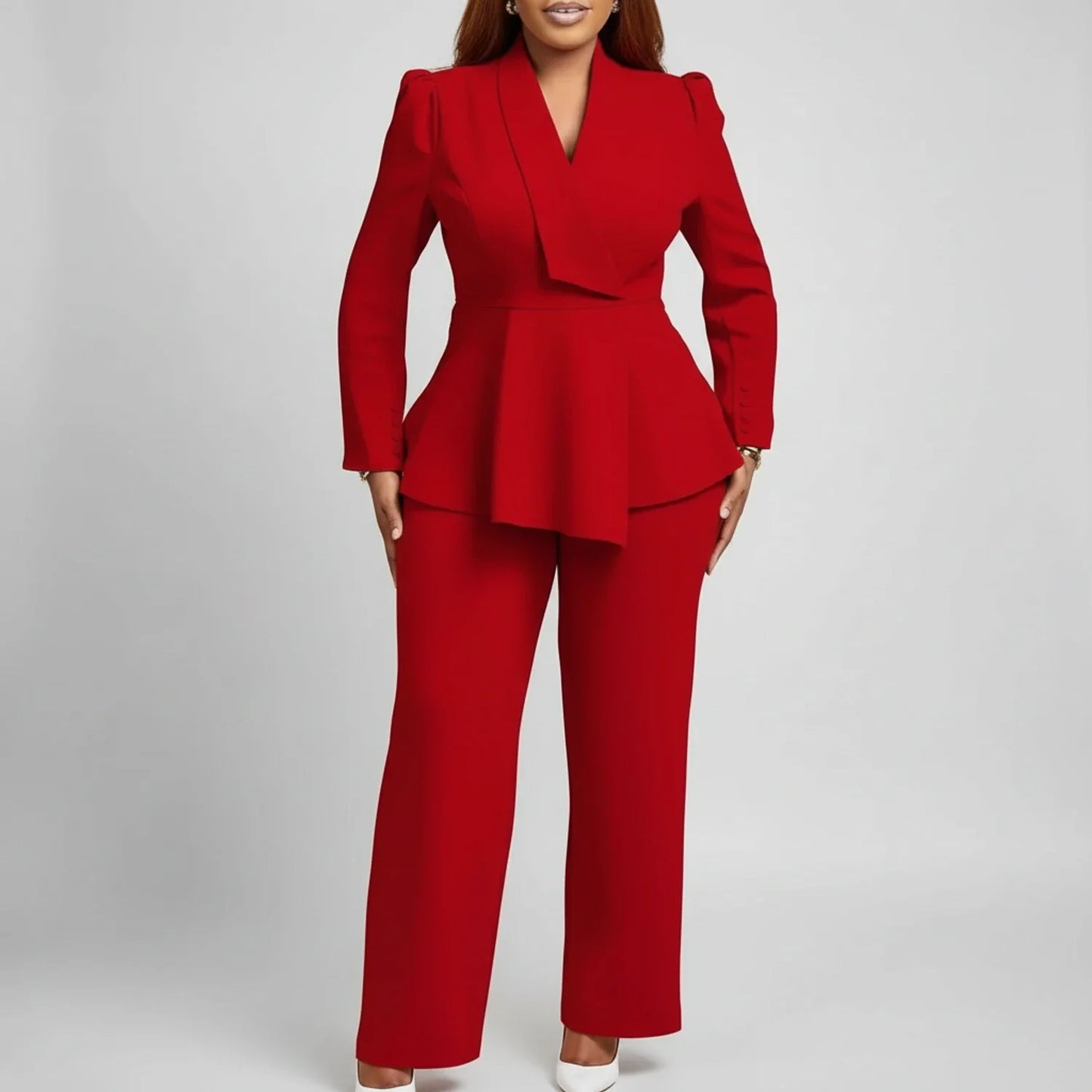 Women's Peplum Suit