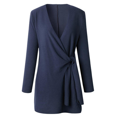 Image of Phoebe | Women's Tie Waist Long Sleeve Cardigan