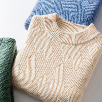 Men's Crew Neck Sweater Pullover - VibreMode