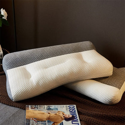 Ergonomic Sleep Pillow Contoured Design