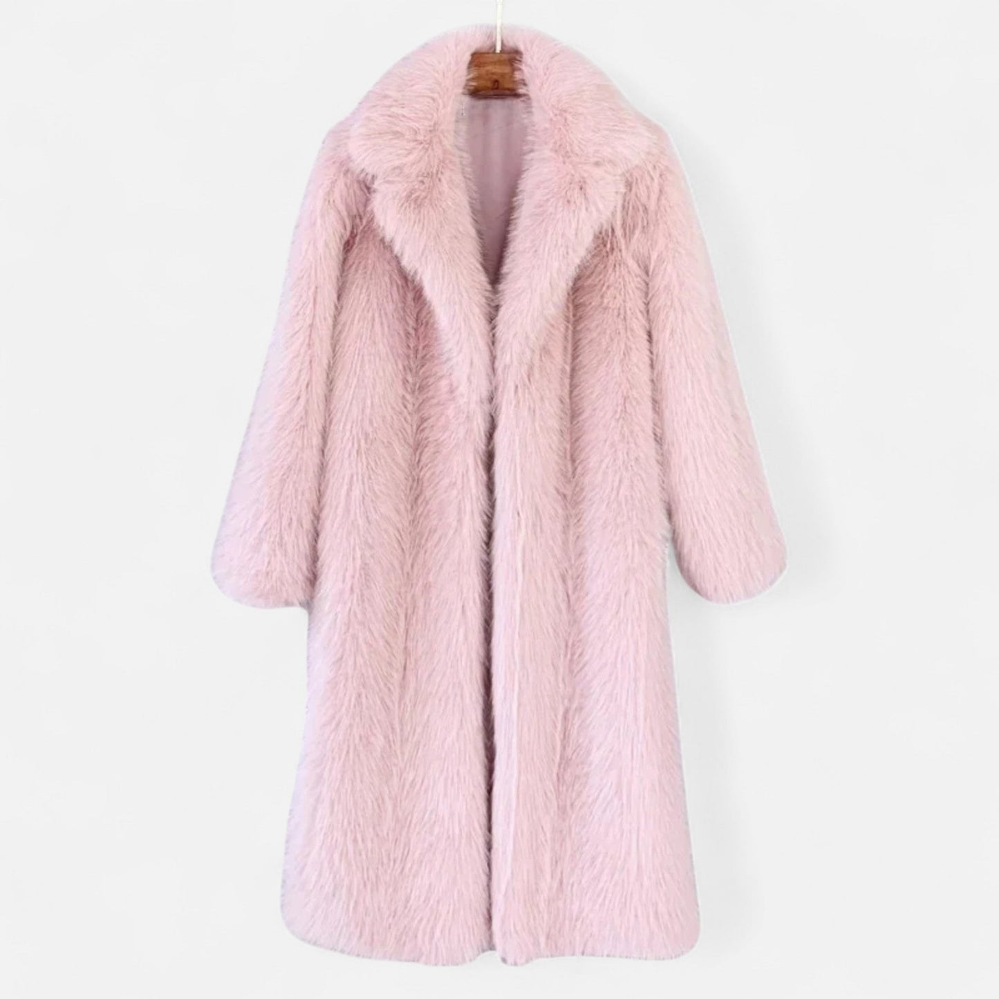 Women's Long Fur Coat Full Length Design