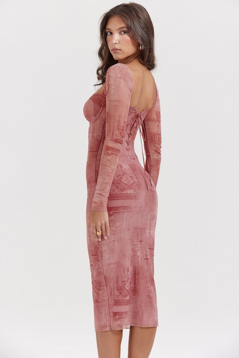 Women's Elegant Pink Dress
