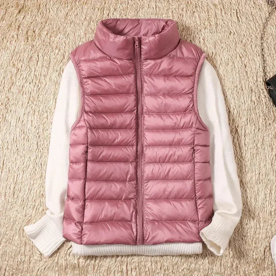 Women's Windbreaker Bodywarmer Zip Front