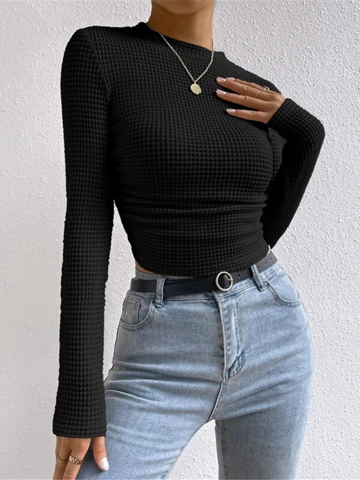 Image of Piper | Women's Fitted Long Sleeve Top