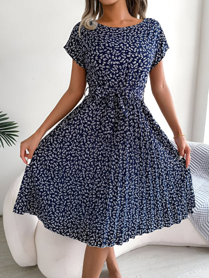 Beautiful Floral Ruffled Dress