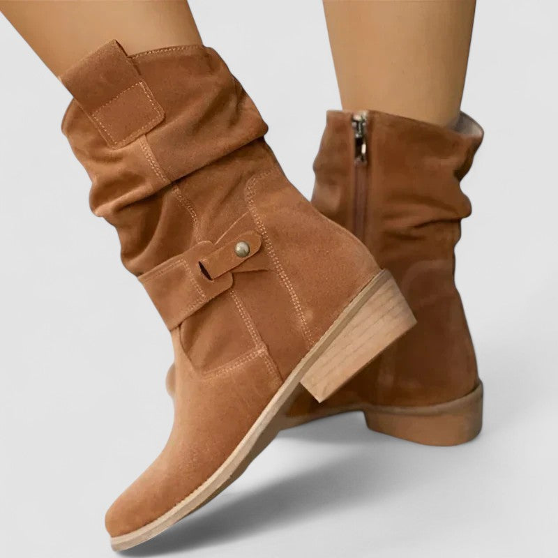 Women's Low Heel Ankle Boots