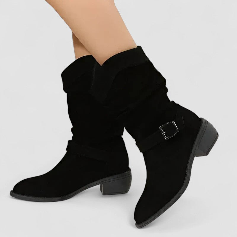Women's Low Heel Ankle Boots