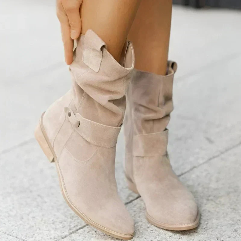Women's Slouchy Ankle Boots Soft Sole