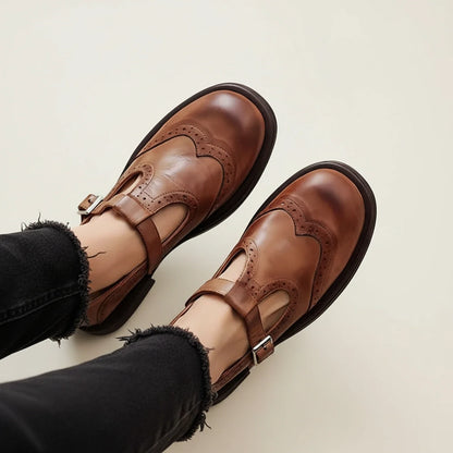 Women's Mary Jane T-Strap Shoes - VibreMode