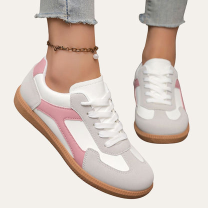 Women's Faux Leather Sneakers Comfortable Stylish
