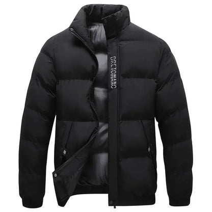 Men's Winter Coat With Collar