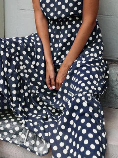 Red Spotted Women's Dress