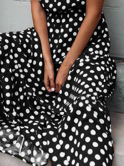 Red Spotted Women's Dress
