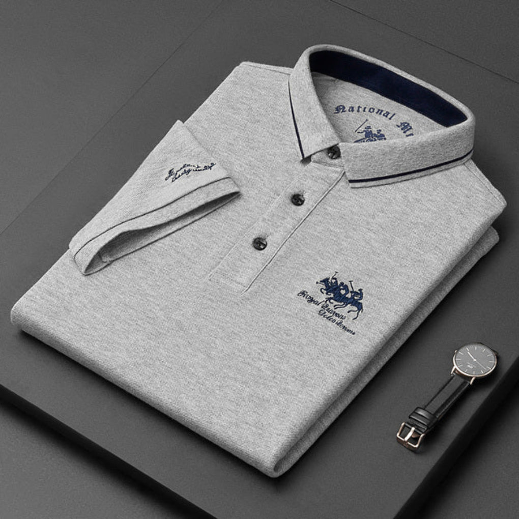 Men's Polo Shirt Casual Cotton