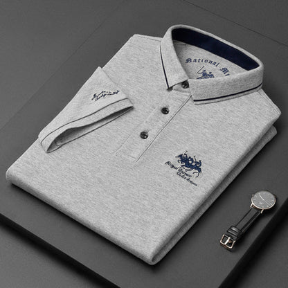 Men's Polo Shirt Casual Cotton