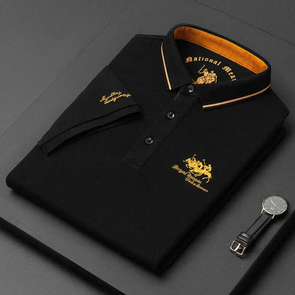 Men's Polo Shirt Casual Cotton