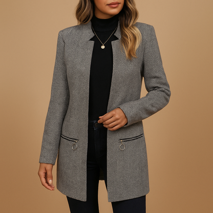 Fashionable Ladies Graphic Jacket Harper - VibreMode