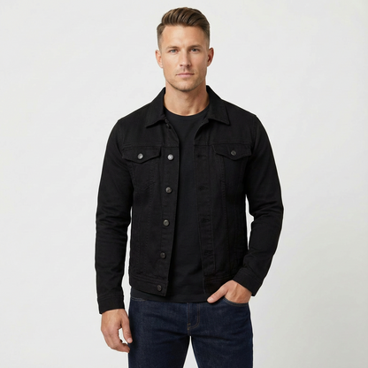 Men's Classic Denim Jacket - VibreMode