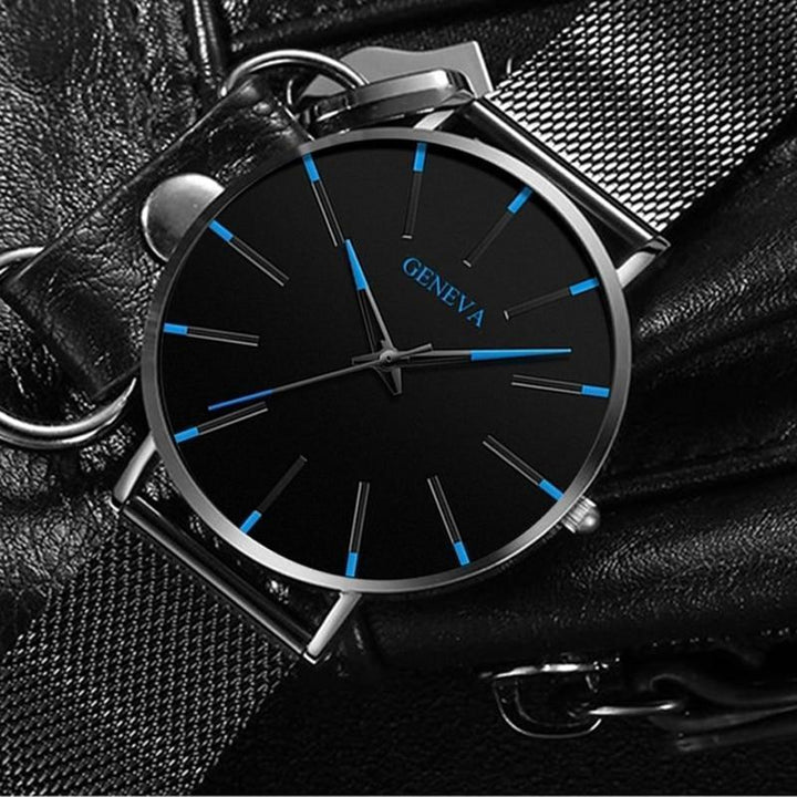 Men's Minimalist Watch Sustainable Leather Strap