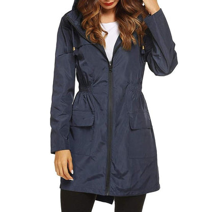 Women's Waterproof Windbreaker Jacket Lightweight Breathable - VibreMode