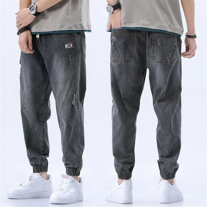 Men's Elastic Trousers Stretch Fit Comfortable Pants