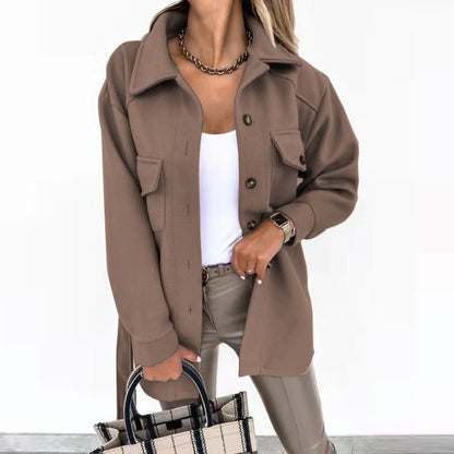 Shirt Jacket Casual Cotton