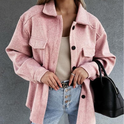 Shirt Jacket Casual Cotton
