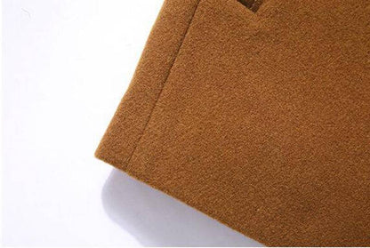 Wool Cashmere Detachable Scarf Coat - Saint Drako