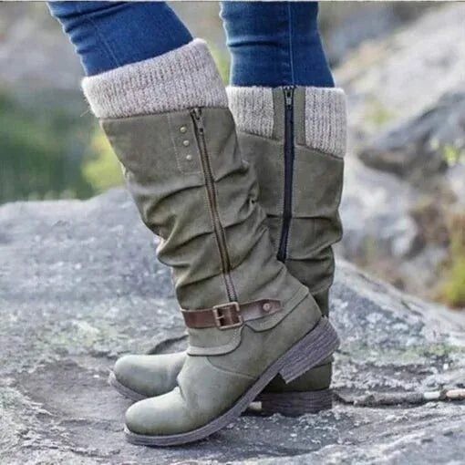 Women's Winter Boots Knit Cuff