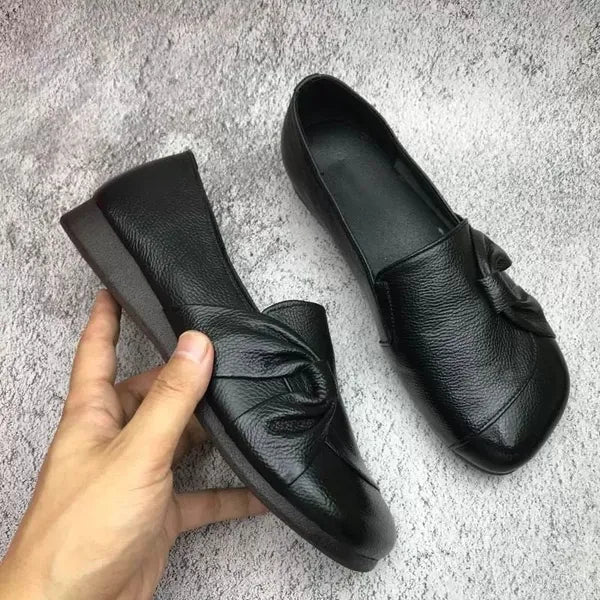 Women's Leather Shoes Soft Sole Non-Slip - VibreMode