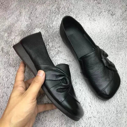 Women's Leather Shoes Soft Sole Non-Slip - VibreMode