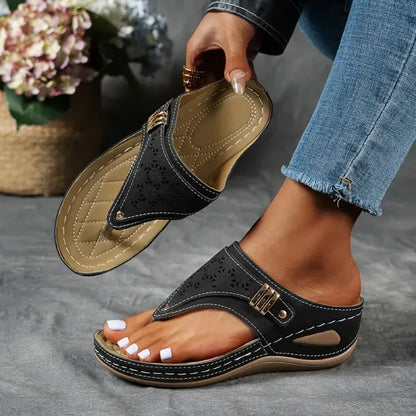 Comfortable Women's Supportive Foot Sandals - VibreMode