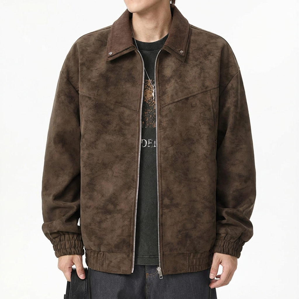 Marco Men's Leather Jacket - VibreMode