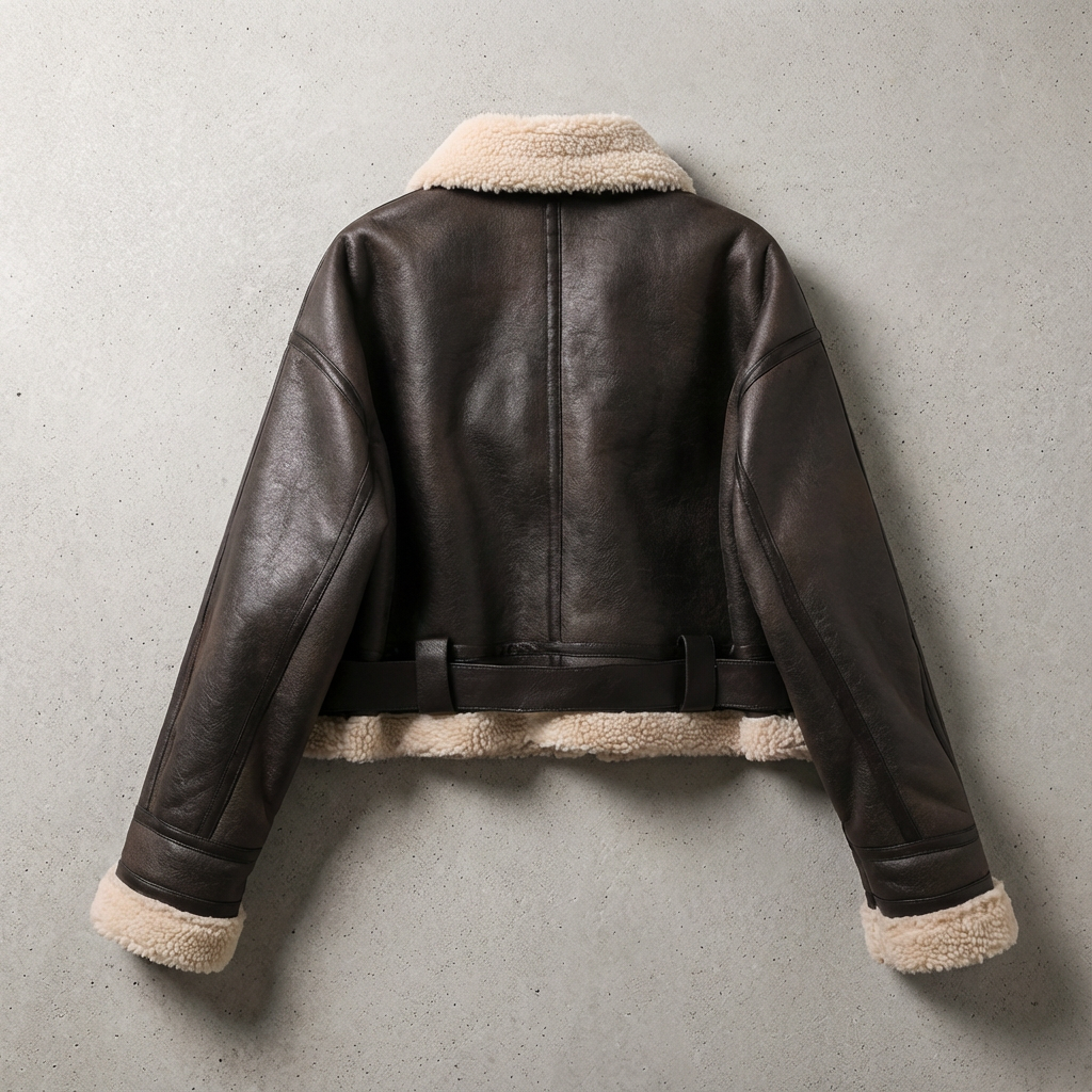 Aspen Shearling Wool Coat
