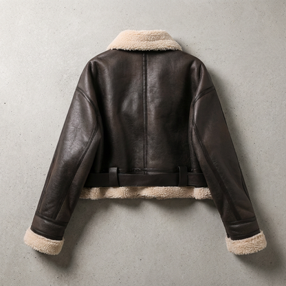 Aspen Shearling Wool Coat