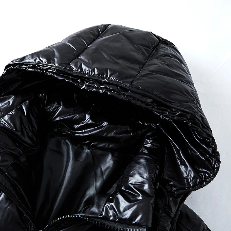 Men's Puffer Jacket Insulated Waterproof Black