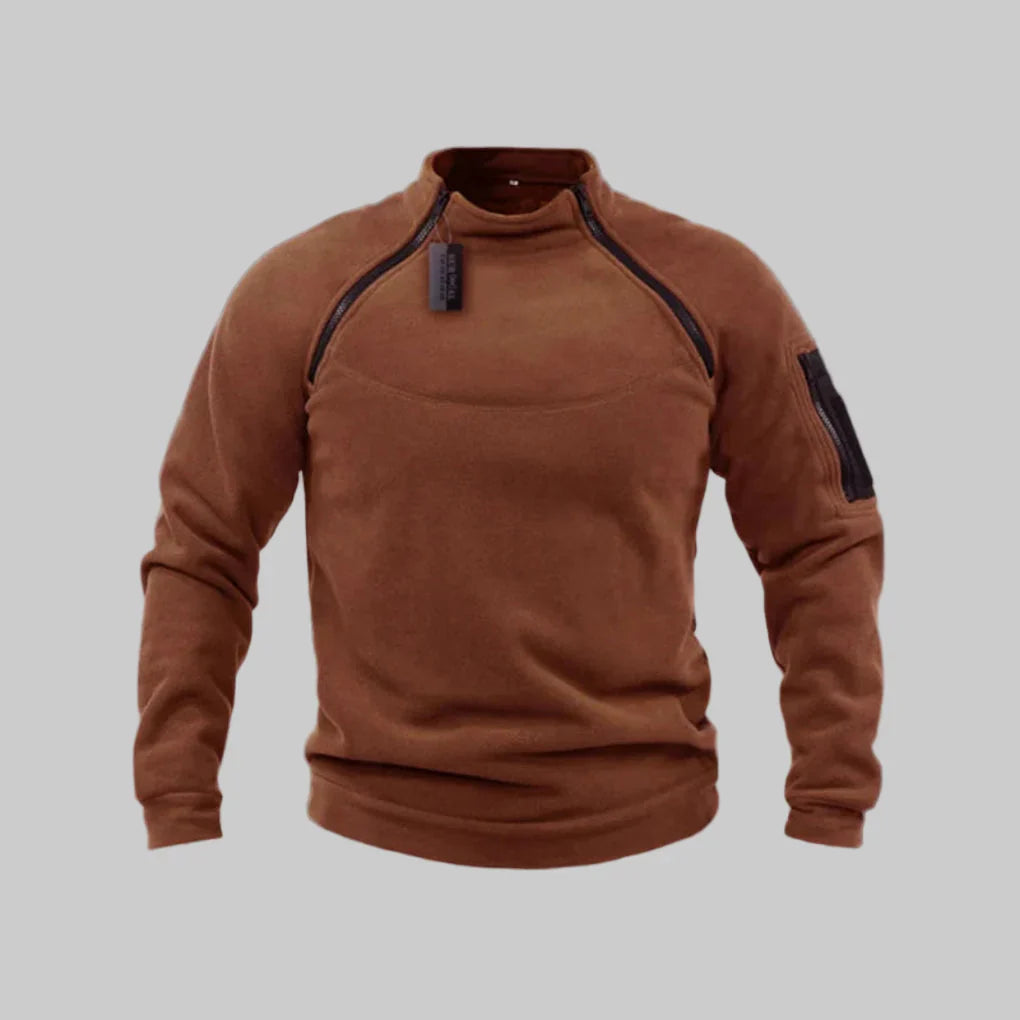 Men's Fleece Pullover Jacket Outdoor Layer