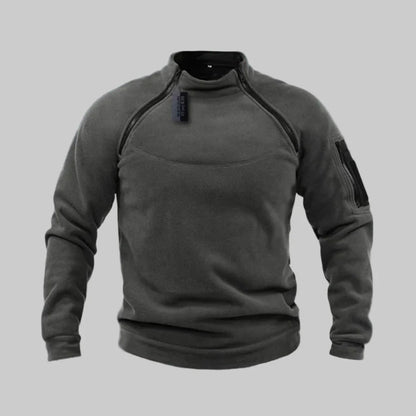 Men's Fleece Pullover Jacket Outdoor Layer - VibreMode