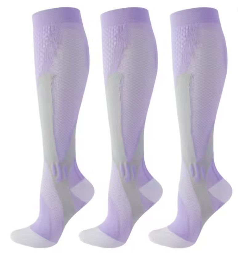 Knee High Compression Socks Support Varicose Veins Relief