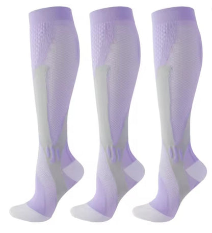 Knee High Compression Socks Support Varicose Veins Relief