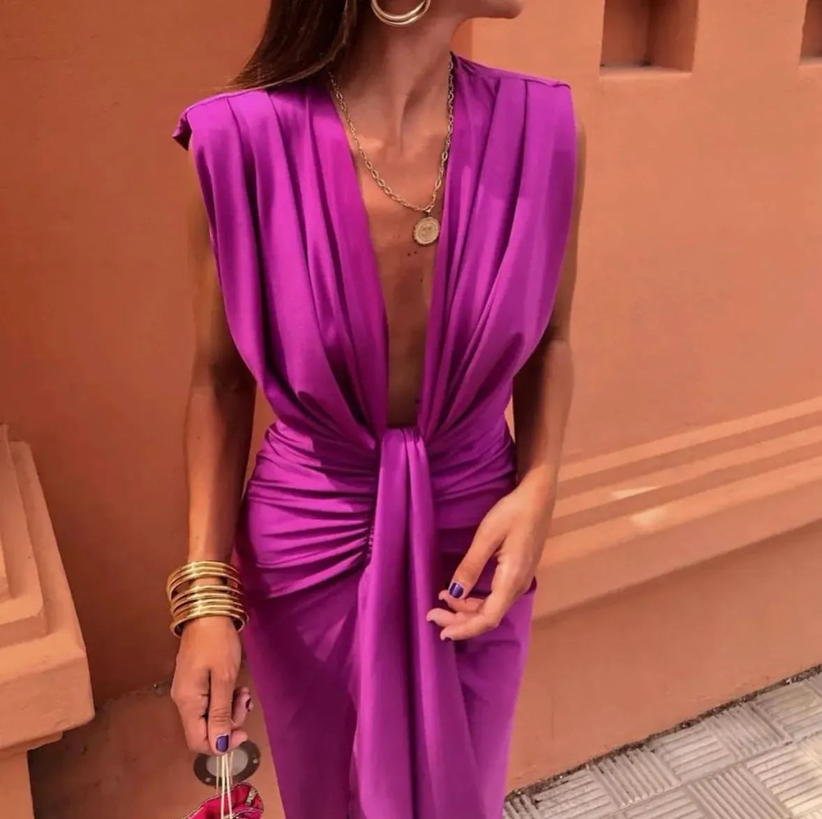 Women's Maxi Dress Side Slit