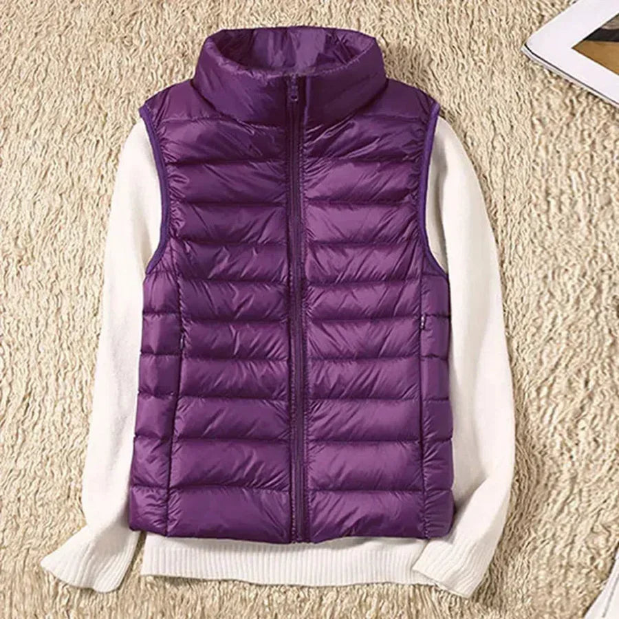 Women's Windbreaker Bodywarmer Zip Front